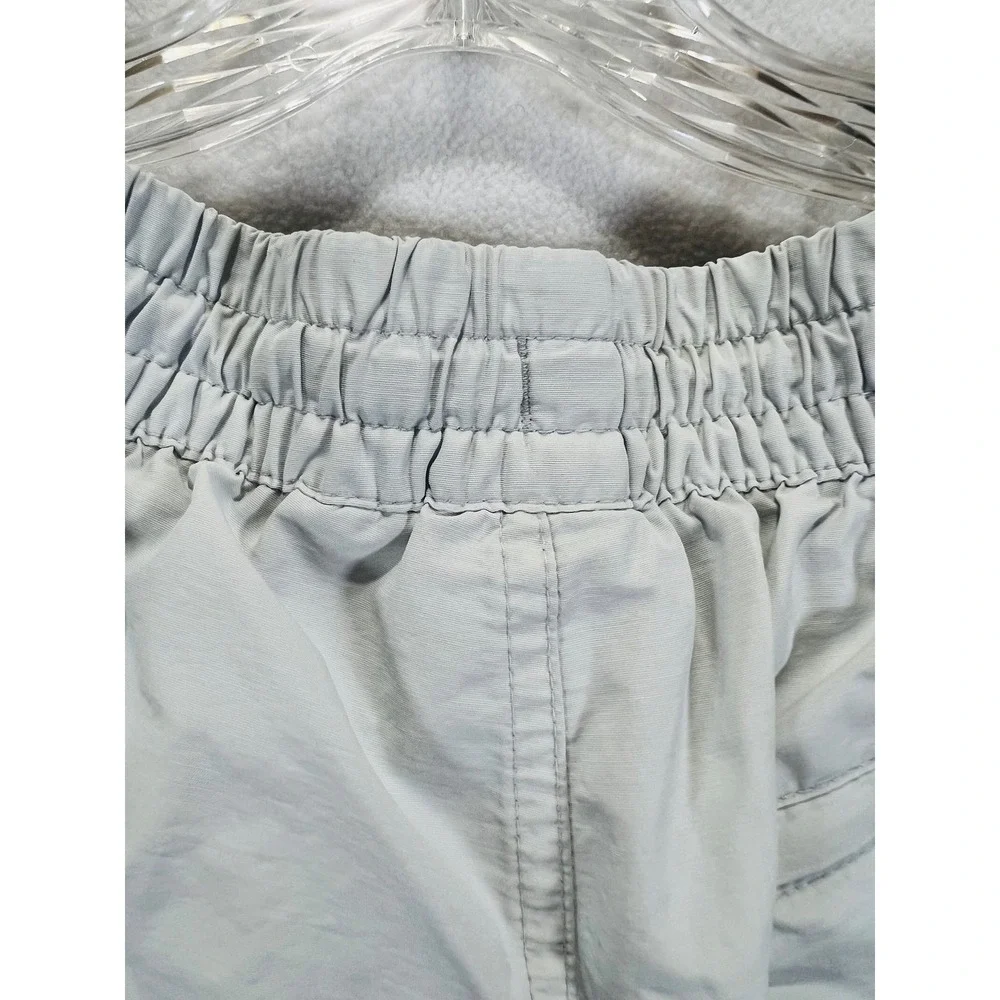 Vans Primary Volley Shorts Mens M Gray Elastic Waist Skate FLAWED DRAWSTRING